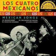 Los Cuatro Mexicanos - Mexican Songs 45 EP 7" Supraphon