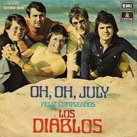 Los Diablos - Oh, oh July / Feliz Cumpleanos 45 single 7"