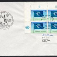 L731 UNO Wien Briefe MiNr. 52+ 32 + 62 o gestempelt