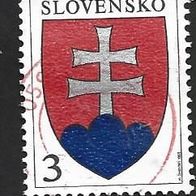 Slowakei Sondermarke " Wappen " Michelnr. 163 o