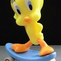 Ü-Ei Figur 2008 Looney Tunes Active - Tweety Skateboard + BPZ (D)