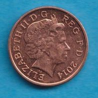 Großbritannien 1 Penny 2014