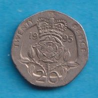 Großbritannien 20 Pence 1995