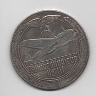 Medaille Bombenflugzeug He - 111