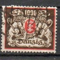 Danzig,1923, Mi.-Nr. 145, Gestempelt