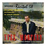 Yves Montand - Micro-Recital 58 No. 7 45 EP 7"