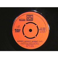Mungo Jerry - Alright, Alright, Alright / Little Miss Hipshake (1973) 45 single 7" EX