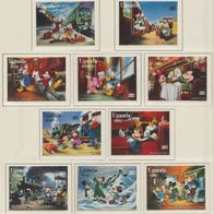 Disney Uganda 1996 Orient Express Satz MiNr 1669-78 postfrisch