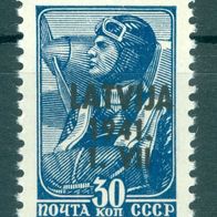 Deutsche Besetzung 1939-45 Lettland Nr. 6 postfrisch ohne Falz oder Falzrückstände