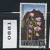 San Marino Mi. Nr. 880 + 881 + 882 Blumen o <