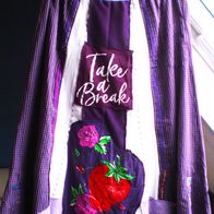 Damen Rock Violett-Rot-Grün-Weiß Gr.48-50-52-54 Einzelexemplar!