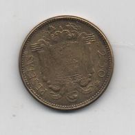 Münze Spanien 2,50 Pesetas 1953
