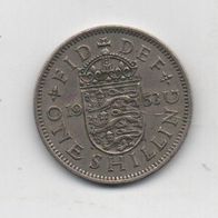 Münze England 1 Shilling 1953