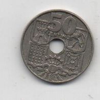Münze Spanien 50 Centimos 1961