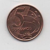 Münze Brasilien 5 Centavos 1998