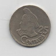 Münze Guatemala 25 Centavos 1978