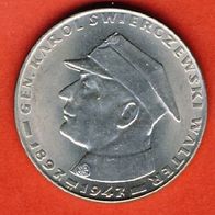 Polen 10 Zlotych 1967 Swierczewski Top