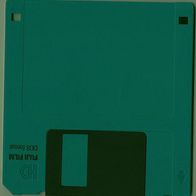 12 Stück 3,5" 1,44 MB Disketten Fuji Film - dunkelgrün