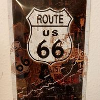 Blechschild , ROUTE 66 , 30 x 20 cm