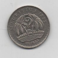 Münze Mauritius 5 Rupees 1992