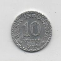 Münze Indonesien 10 Rupiah 1979