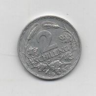 Münze Österreich 2 Shilling 1947