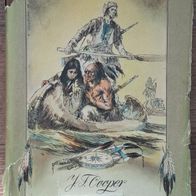 Pfadfinder" Antikes Buch aus 1956 v. James Fenimore Cooper ! RAR