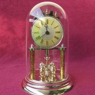 Drehpendel Kaminuhr "Meister Anker" Tischuhr m. Dom Vintage Quarz goldfarben Uhr