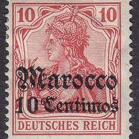 Deutsche Post in Marokko 36 * #038508