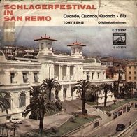 Tony Renis - Quando Quando Quando / Blu (1962) 45 single 7" San Remo 1962