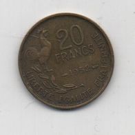 Münze Frankreich 20 Francs 1952
