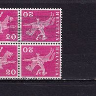 Schweiz K47x ZDR Viererblock gestempelt M€ 1,60 #771a