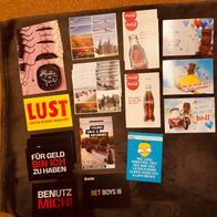 31 Sammelarten Postkarten Werbekarten Edgar Cola Kinderschokolade u.a