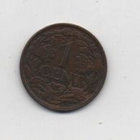 Münze Königreich Niederlande 1 Cent 1929