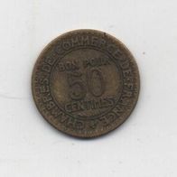 Münze Frankreich 50 Centimes 1922