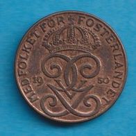 Schweden 2 Öre 1950