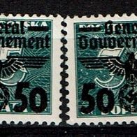 Los H23286: Generalgouvernement Mi. 35/39 * *