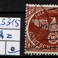 Los H23315: Deutsches Reich Feldpost Mi. 2 Az, gest