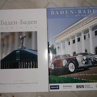 Programmheft Oldtimer Meeting Baden-Baden 2015 Rolls Royce