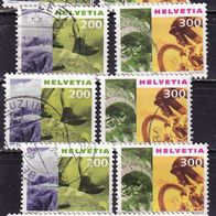 Schweiz MiNr. 1744-1745 komplett gestempelt zur Auswahl M€ 7,00 #J526ab