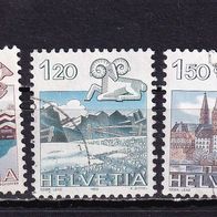 Schweiz MiNr. 1227-1231 komplett gestempelt M€ 3,00 #J535e