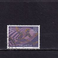 Schweiz MiNr. 1196 Pro Aero gestempelt M€ 3,20 #J538a