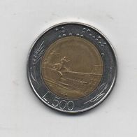 Münze Italien 500 Lire 1984