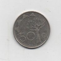 Münze Namibia 50 Cent 1993
