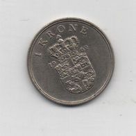 Münze Dänemark 1 Krone 1962
