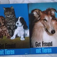 60 er Jahre Komplette Köllnflocken Sammelbände Gut Freund mit Tieren Band 1 + 2