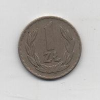 Münze Polen 1 Zloty 1949