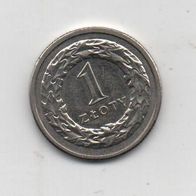 Münze Polen 1 Zloty 1991