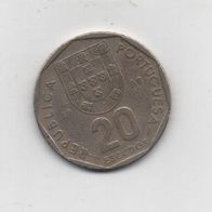 Münze Portugal 20 Escudos 1988