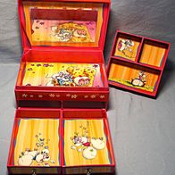 Diddl Diddlina Schmuckkasten mit Spiegel 2 Schubladen + Einsatz Schatulle Kästchen Sc